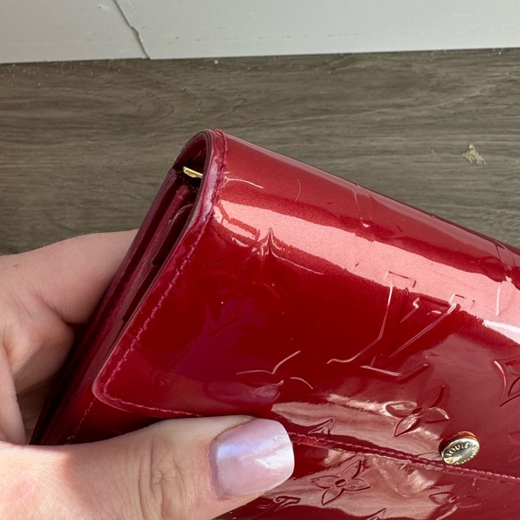 ❤️LOUIS VUITTON Red Vernis Wallet ❤️ - Picture 9 of 9